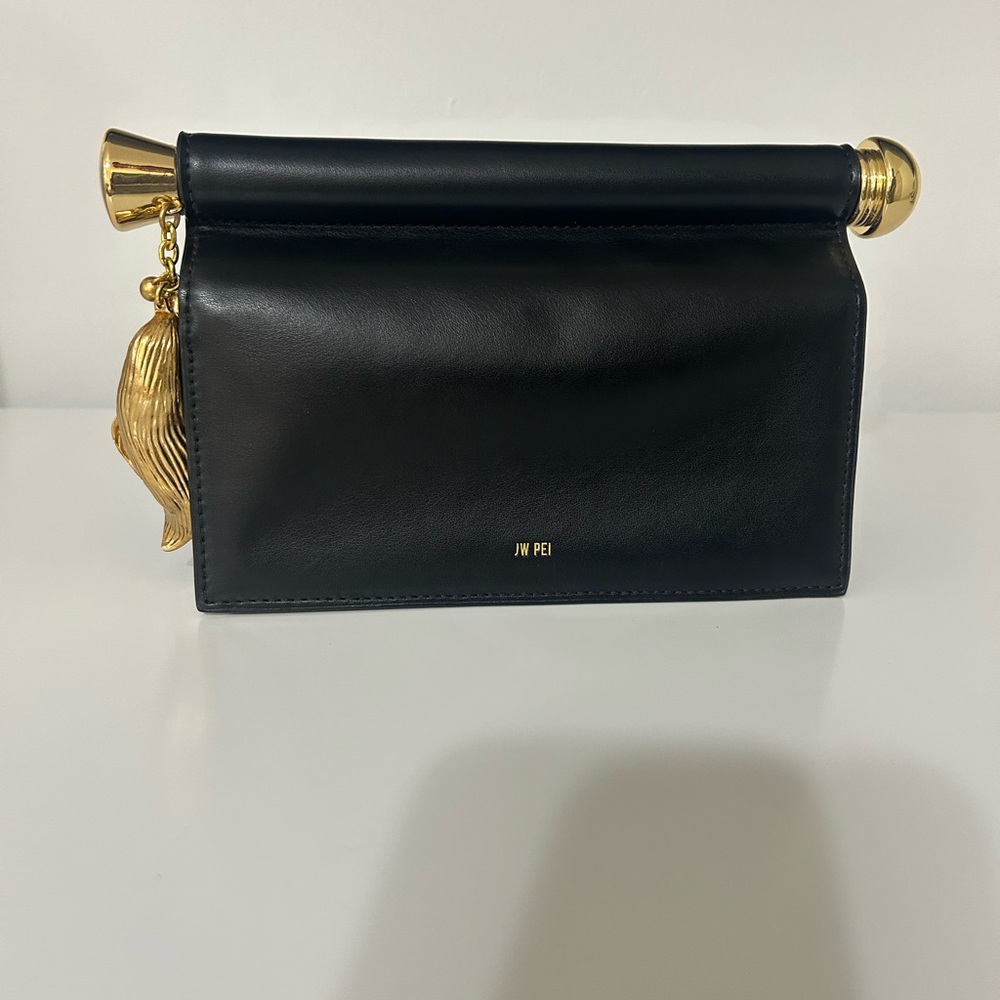 JW PEI Holly Metal Pendant Clutch